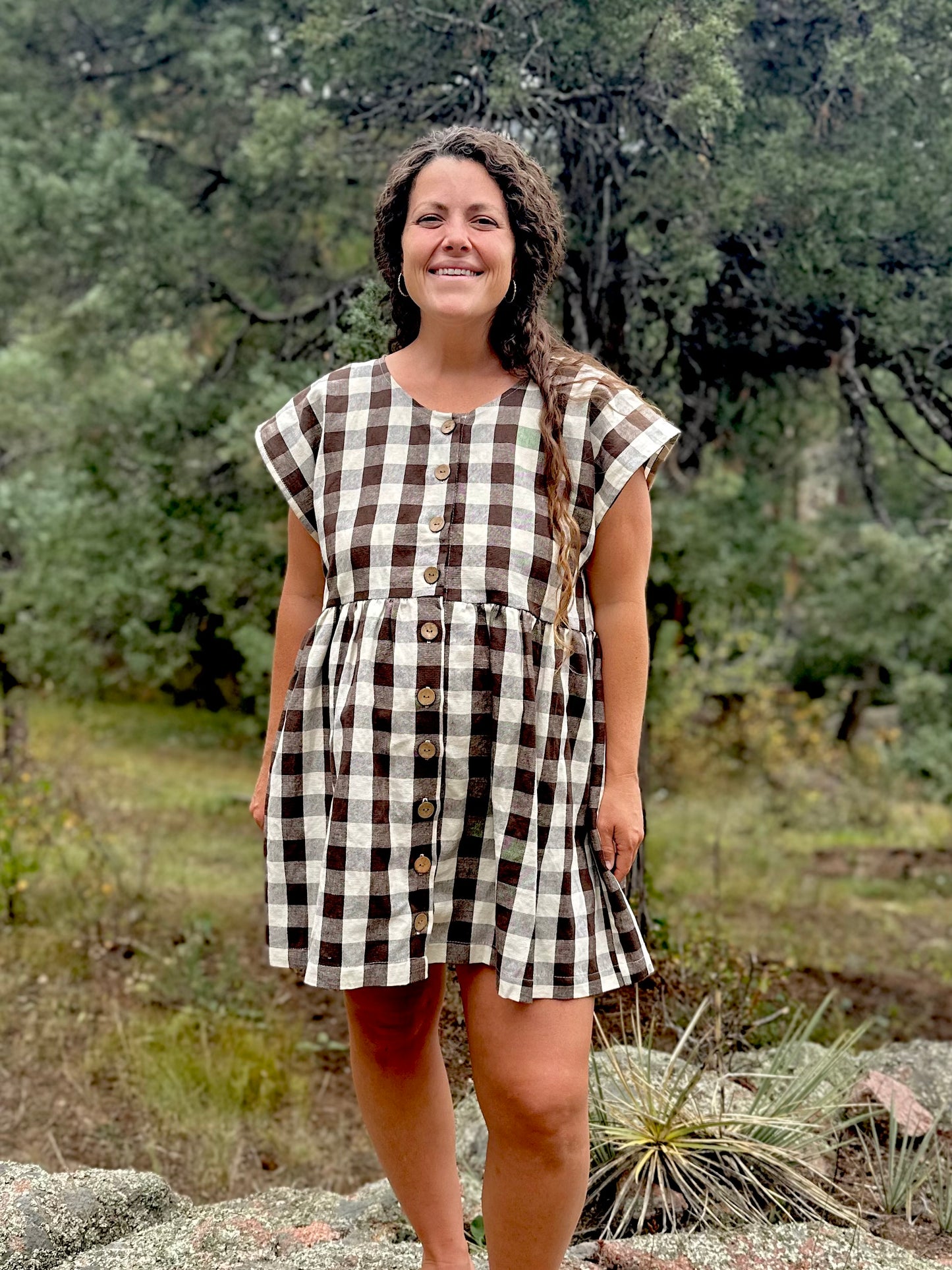 The Original Dress, Brown Gingham