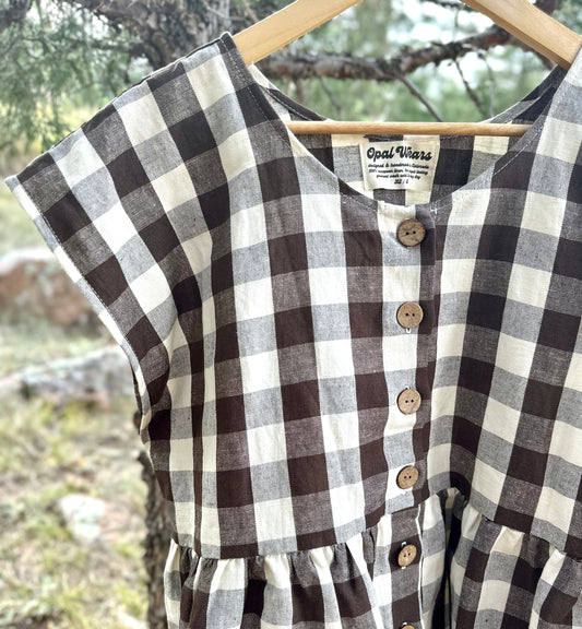 The Original Dress, Brown Gingham