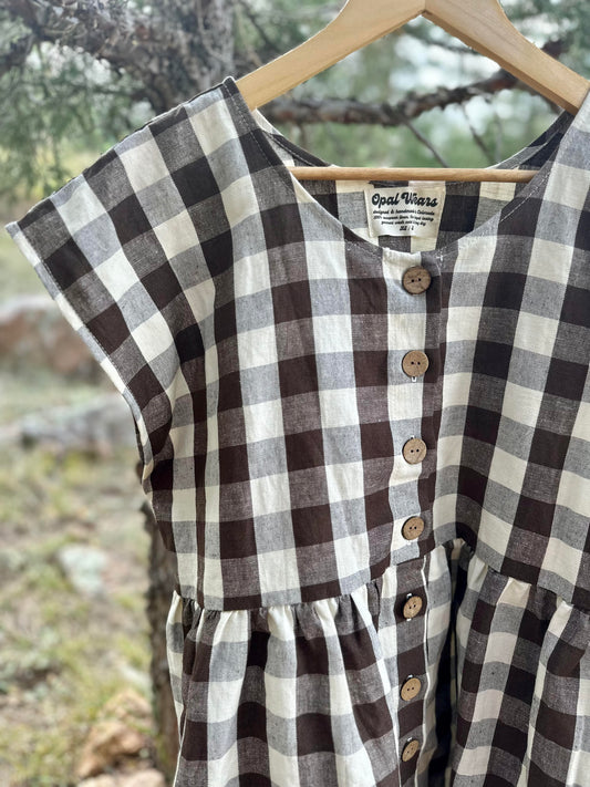 The Original Dress, Brown Gingham